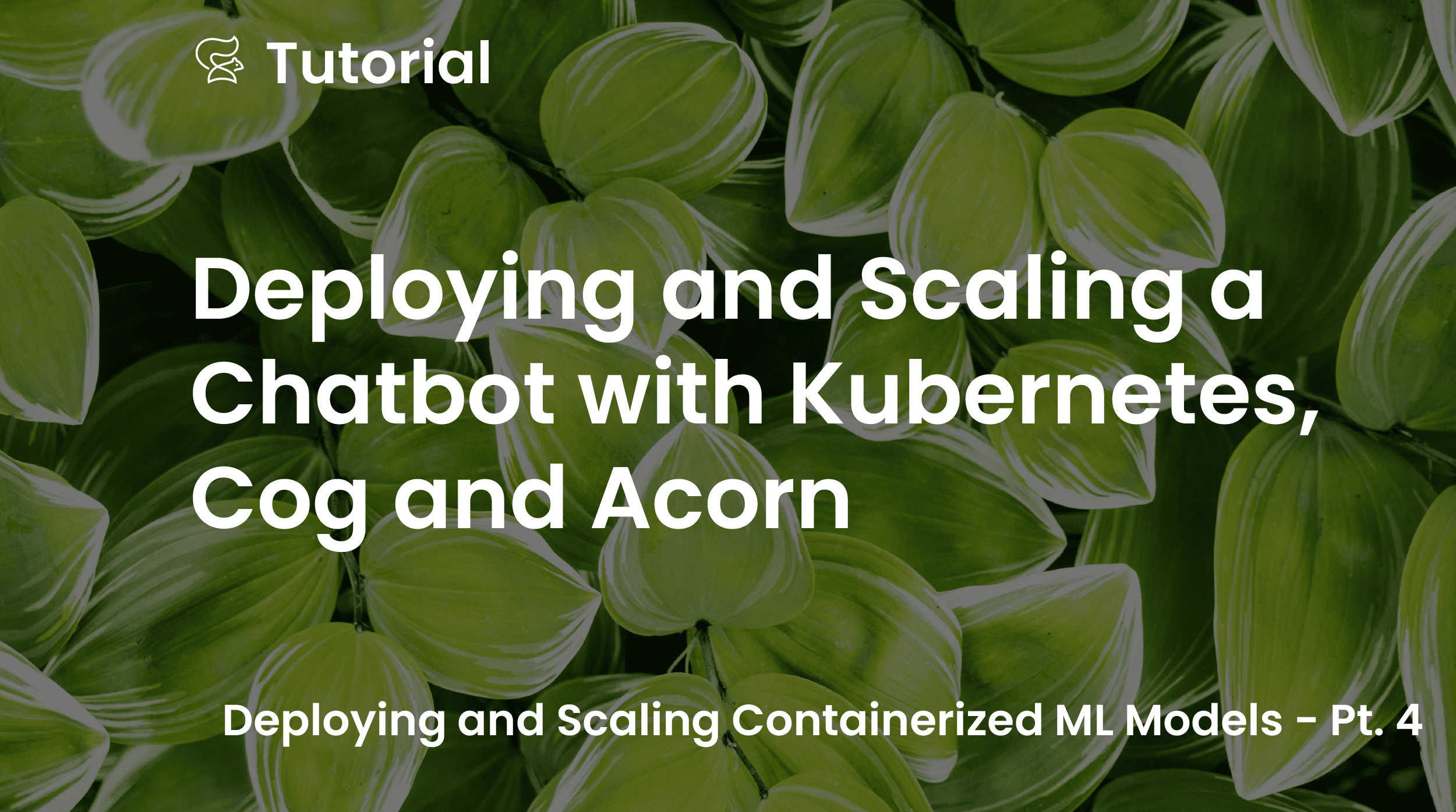 Deploying and Scaling a PyTorch Chatbot Model with Kubernetes, Cog and Acorn